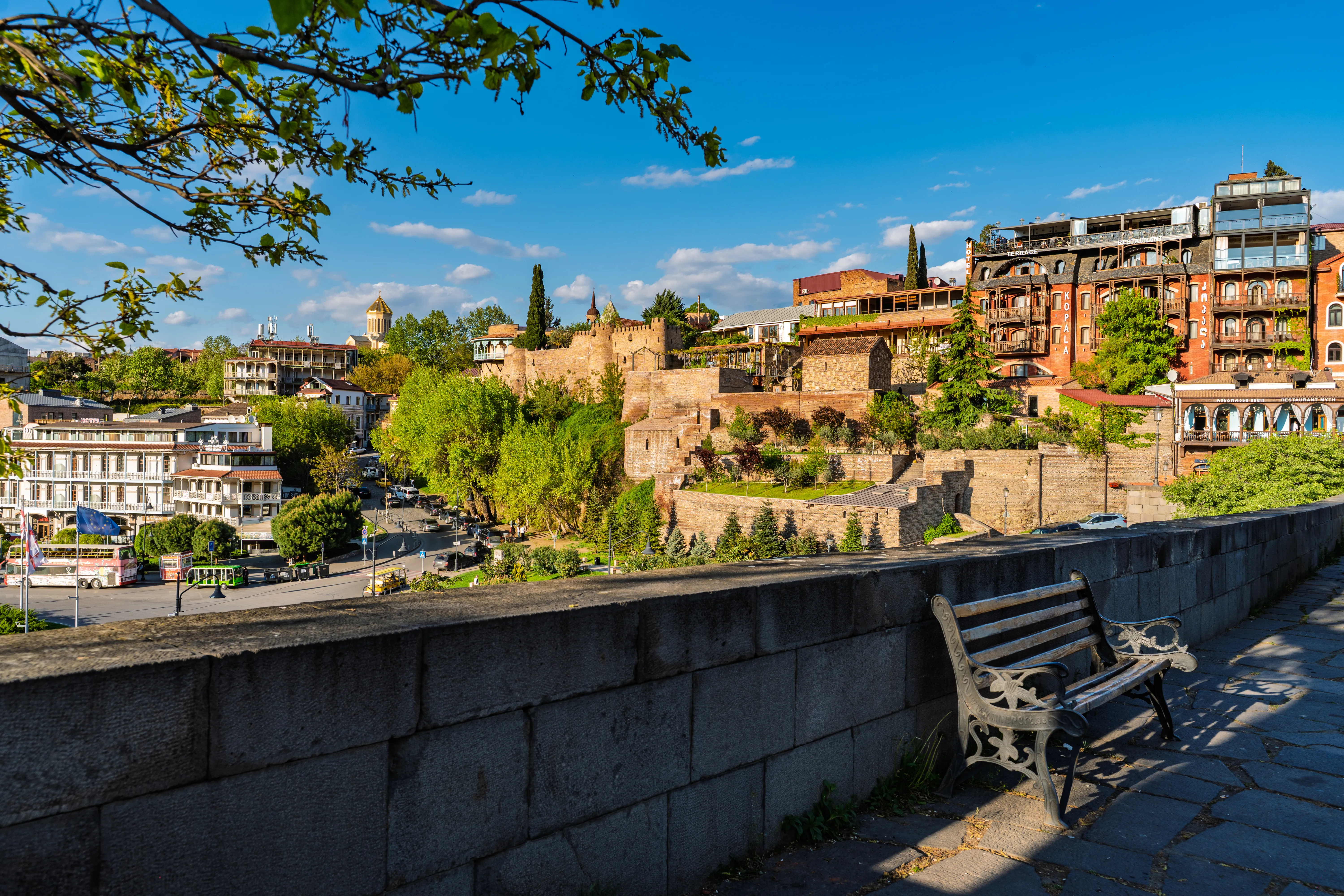 One of Europe’s oldest capitals, Tbilisi has been the cultural, political, and economic center of <span class="text-red-500">Georgia (Country)</span> for fifteen centuries. At the heart of the city lies historic Old Tbilisi, which was built during the early Middle Ages. This two square kilometre section of the city is a must-see for any visitor to Tbilisi, as it houses some of the city’s most iconic sites.