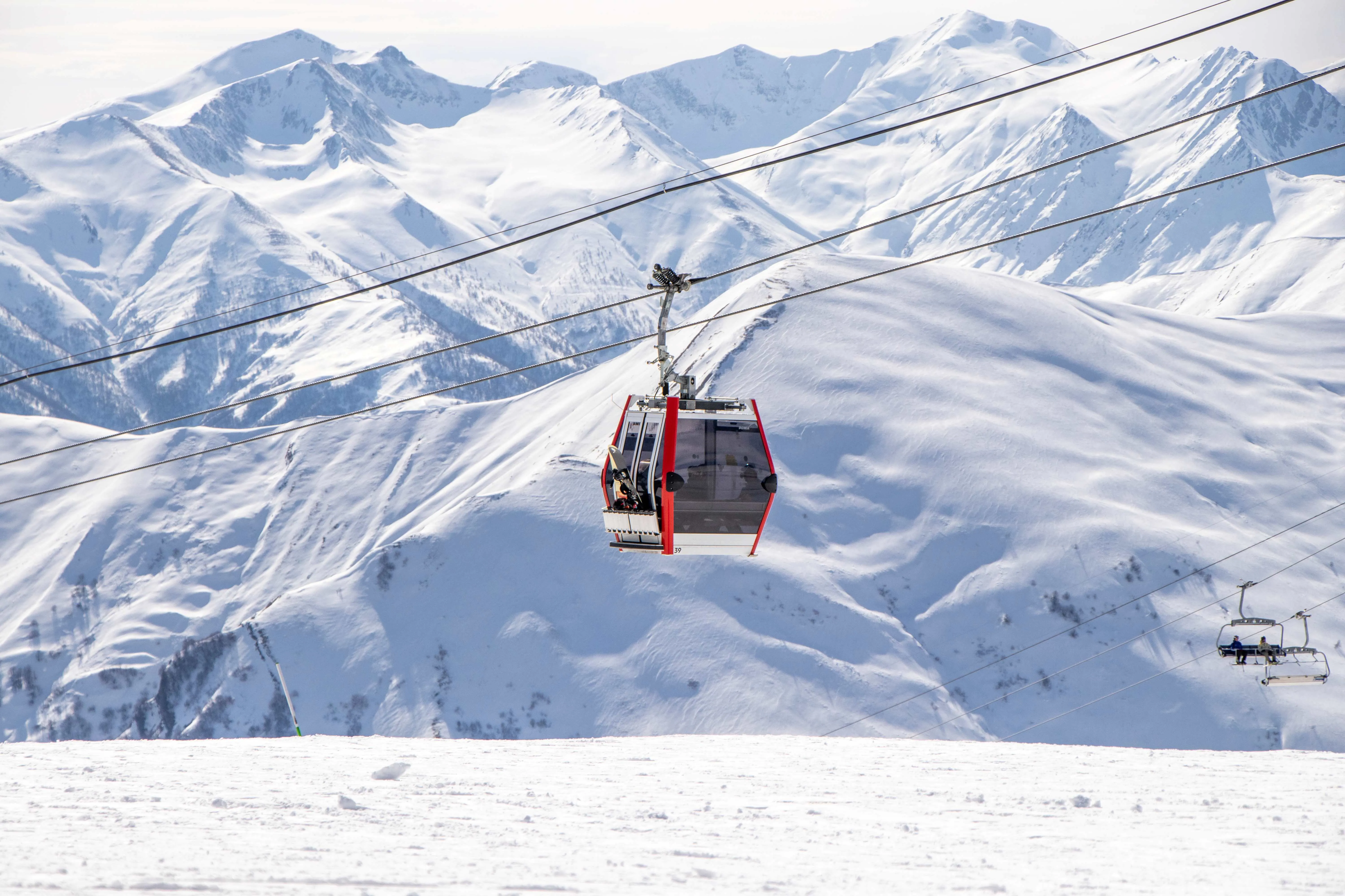  <h4 class="text-lg font-semibold">Gudauri</h4> Georgia is home to many beautiful winter resorts, but <span class="text-red-500">Gudauri</span> is the most well-known. Just 120 km from <span class="text-red-500">Tbilisi</span>, this ski resort is popular for its easy access—you can leave the city and be on the slopes before lunch. With snow for five months a year, Gudauri attracts skiers, adventure seekers, and travelers drawn to the alpine charm of Georgia’s mountains.